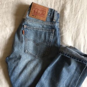 Levi’s 505 orange tab Jeans